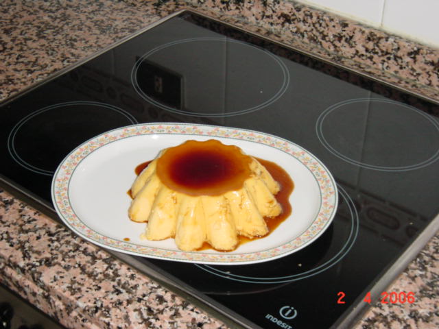 accede a la receta del flan de naranja